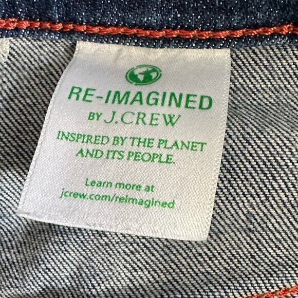 J. Crew 9" Vintage Straight Jean AT534 Big Sky Wash Size 27 Exposed Button fly - Picture 13 of 14